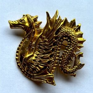 Vintage MMA Ancient Scythian Ketos Sea Dragon Pin/Brooch #4263